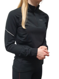 Mid Long Sleeve Zip Shirt Women