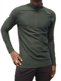 C3 Langarm Zip Neck